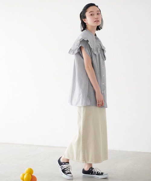 forksy.（フォルクシー）の「【forksy.】2WAYスタンドカラーシャツビックカラーセット（シャツ/ブラウス・レディース・ホワイト系その他/ブラック系その他/ホワイト系その他2/ホワイト系その他3/ブラック系その他2/ブラック系その他3/ブラック系その他4/ブラック系その他5/ブラック系その他6/ホワイト/ブラック・FREE）」の14枚目の写真