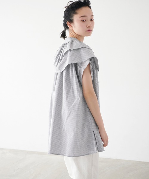 forksy.（フォルクシー）の「【forksy.】2WAYスタンドカラーシャツビックカラーセット（シャツ/ブラウス・レディース・ホワイト系その他/ブラック系その他/ホワイト系その他2/ホワイト系その他3/ブラック系その他2/ブラック系その他3/ブラック系その他4/ブラック系その他5/ブラック系その他6/ホワイト/ブラック・FREE）」の16枚目の写真