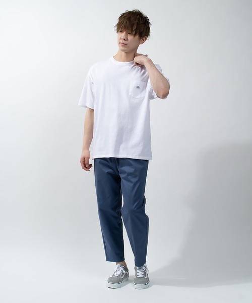 Lee(リー)の「【LEE/リー】ハウスマークミニワッペン付き半袖Tシャツ/ビッグシルエット/ユニセックス(Tシャツ/カットソー・メンズ・ベージュ/アッシュグレー/ホワイト/サックスブルー/ブラック・XL/M/L)」の10枚目の写真