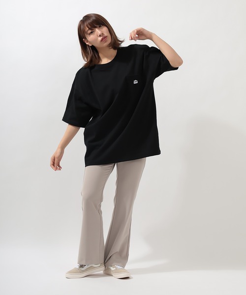 Lee(リー)の「【LEE/リー】ハウスマークミニワッペン付き半袖Tシャツ/ビッグシルエット/ユニセックス(Tシャツ/カットソー・メンズ・ベージュ/アッシュグレー/ホワイト/サックスブルー/ブラック・XL/M/L)」の15枚目の写真