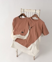WEB限定 布帛ドッキングTシャツ【BREEZE by saori】