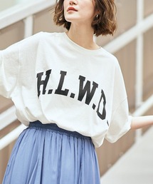 RIVE DROITE | H.L.W.DロゴTシャツ(Tシャツ/カットソー)