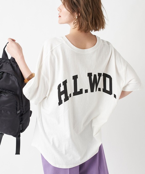 RIVE DROITE（リヴドロワ）の「H.L.W.DロゴTシャツ（Tシャツ/カットソー・レディース・オフホワイト/グレー系その他・FREE）」の19枚目の写真