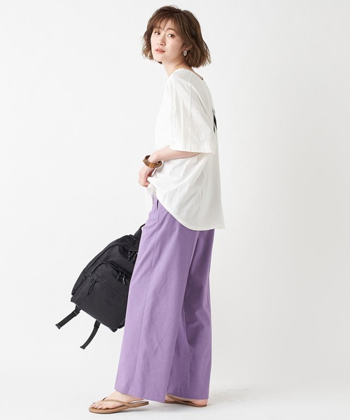 RIVE DROITE（リヴドロワ）の「H.L.W.DロゴTシャツ（Tシャツ/カットソー・レディース・オフホワイト/グレー系その他・FREE）」の21枚目の写真