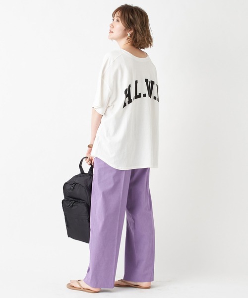 RIVE DROITE（リヴドロワ）の「H.L.W.DロゴTシャツ（Tシャツ/カットソー・レディース・オフホワイト/グレー系その他・FREE）」の17枚目の写真