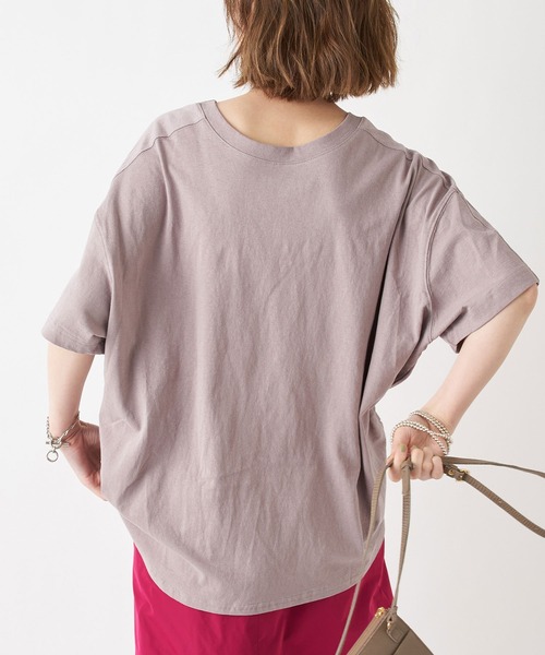 RIVE DROITE（リヴドロワ）の「H.L.W.DロゴTシャツ（Tシャツ/カットソー・レディース・オフホワイト/グレー系その他・FREE）」の18枚目の写真