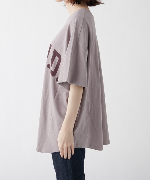 RIVE DROITE（リヴドロワ）の「H.L.W.DロゴTシャツ（Tシャツ/カットソー・レディース・オフホワイト/グレー系その他・FREE）」の20枚目の写真