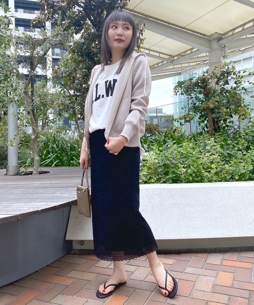 RIVE DROITE（リヴドロワ）の「H.L.W.DロゴTシャツ（Tシャツ/カットソー・レディース・オフホワイト/グレー系その他・FREE）」の7枚目の写真