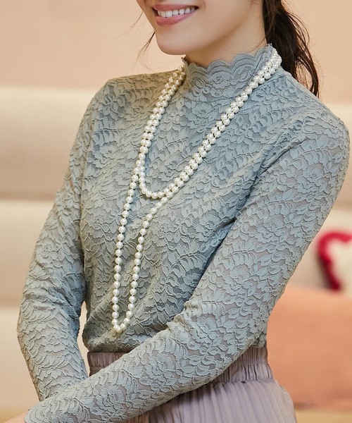 DRESS STAR（ドレス スター）の「ロングフェイクパールネックレス（ネックレス・レディース・ホワイト・フリー）」の6枚目の写真