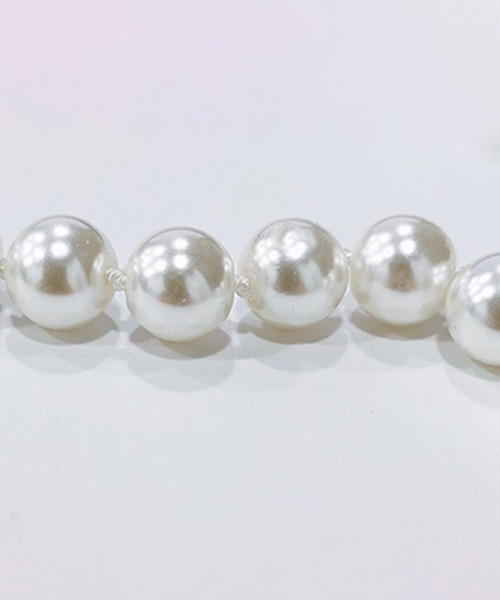 DRESS STAR（ドレス スター）の「ロングフェイクパールネックレス（ネックレス・レディース・ホワイト・フリー）」の5枚目の写真