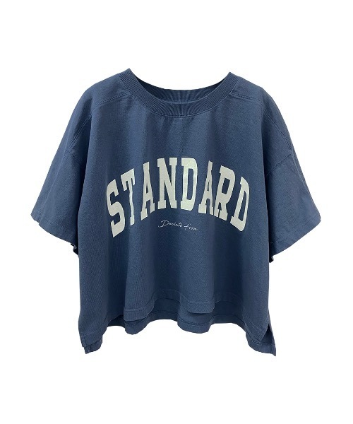 NOMAE（ノーマエ）の「【NOMAE】ヴィンテージカレッジロゴT（Tシャツ/カットソー・レディース・ホワイト/ベージュ/ネイビー系/ライトグレー・FREE）」の17枚目の写真