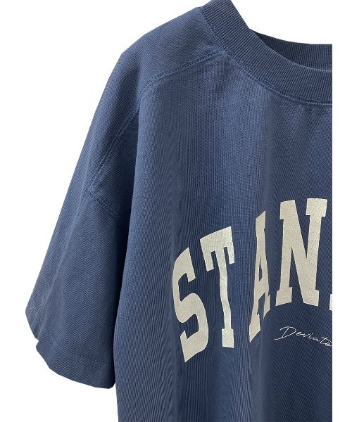 NOMAE（ノーマエ）の「【NOMAE】ヴィンテージカレッジロゴT（Tシャツ/カットソー・レディース・ホワイト/ベージュ/ネイビー系/ライトグレー・FREE）」の18枚目の写真