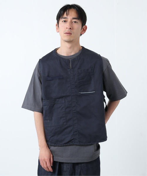 JOURNAL STANDARD J.S HOMESTEAD（ジャーナルスタンダードホームステッド）の「【RIDAYSUPPLY/ライデイサプライ】 PALAFIN VEST（ベスト・メンズ・ベージュ/ネイビー・MEDIUM/LARGE）」の2枚目の写真