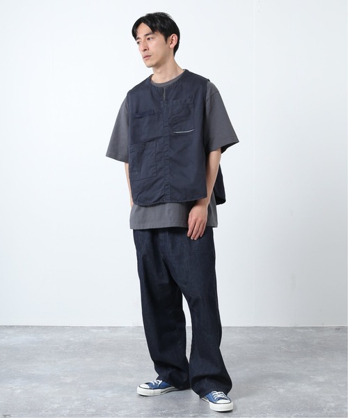 JOURNAL STANDARD J.S HOMESTEAD（ジャーナルスタンダードホームステッド）の「【RIDAYSUPPLY/ライデイサプライ】 PALAFIN VEST（ベスト・メンズ・ベージュ/ネイビー・MEDIUM/LARGE）」の6枚目の写真