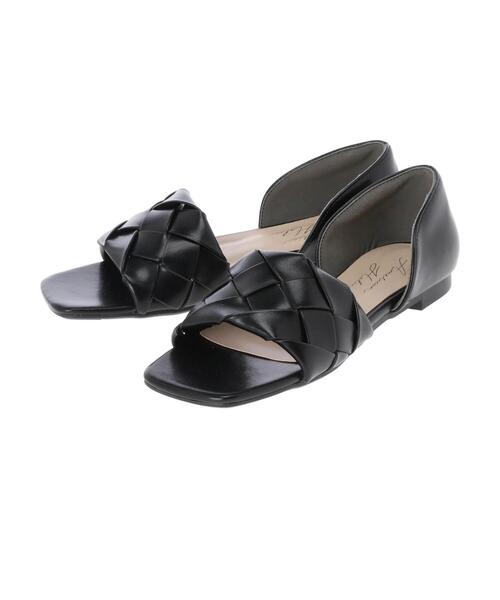 AMERICAN HOLIC(アメリカンホリック)の「編み込みセパレートフラットシューズ(サンダル・レディース・ベージュ/ホワイト/ブラック/サックスブルー・M/L/S)」の18枚目の写真