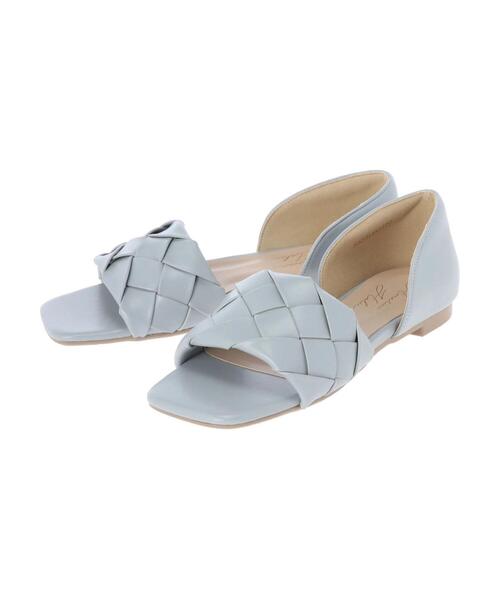 AMERICAN HOLIC(アメリカンホリック)の「編み込みセパレートフラットシューズ(サンダル・レディース・ベージュ/ホワイト/ブラック/サックスブルー・M/L/S)」の20枚目の写真