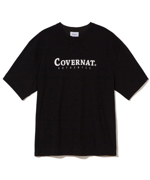COVERNAT(カバーナット)の「【COVERNAT】AUTHENTIC LOGO TEE / カバーナット オーセンティック ロゴ Tシャツ(Tシャツ/カットソー・メンズ・ホワイト/チャコールグレー/ブラック/ピンク/ブルーグリーン・SMALL/MEDIUM/LARGE/X-LARGE)」の3枚目の写真