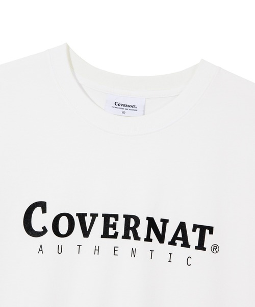 Tシャツ・カットソー COVERNAT Small Authentic T-Shirt White Authentic Logo T-Shirt White - Covernat | 60% - Asian