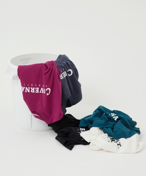 COVERNAT(カバーナット)の「【COVERNAT】AUTHENTIC LOGO TEE / カバーナット オーセンティック ロゴ Tシャツ(Tシャツ/カットソー・メンズ・ホワイト/チャコールグレー/ブラック/ピンク/ブルーグリーン・SMALL/MEDIUM/LARGE/X-LARGE)」の12枚目の写真