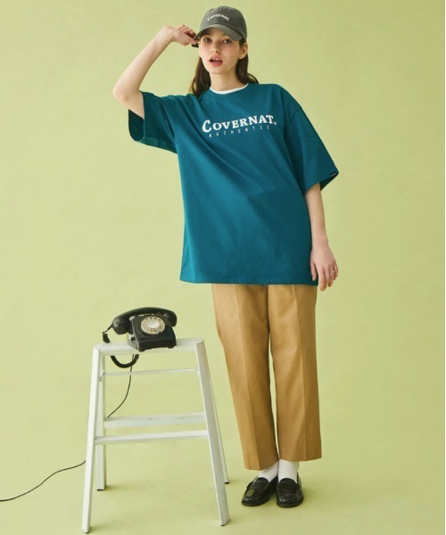 COVERNAT(カバーナット)の「【COVERNAT】AUTHENTIC LOGO TEE / カバーナット オーセンティック ロゴ Tシャツ(Tシャツ/カットソー・メンズ・ホワイト/チャコールグレー/ブラック/ピンク/ブルーグリーン・SMALL/MEDIUM/LARGE/X-LARGE)」の11枚目の写真