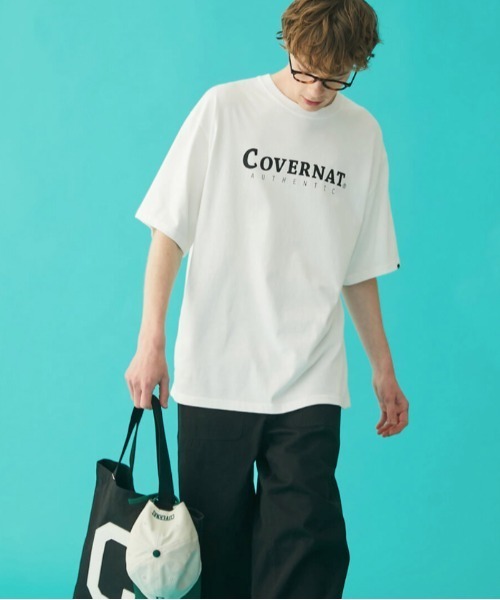 COVERNAT(カバーナット)の「【COVERNAT】AUTHENTIC LOGO TEE / カバーナット オーセンティック ロゴ Tシャツ(Tシャツ/カットソー・メンズ・ホワイト/チャコールグレー/ブラック/ピンク/ブルーグリーン・SMALL/MEDIUM/LARGE/X-LARGE)」の7枚目の写真