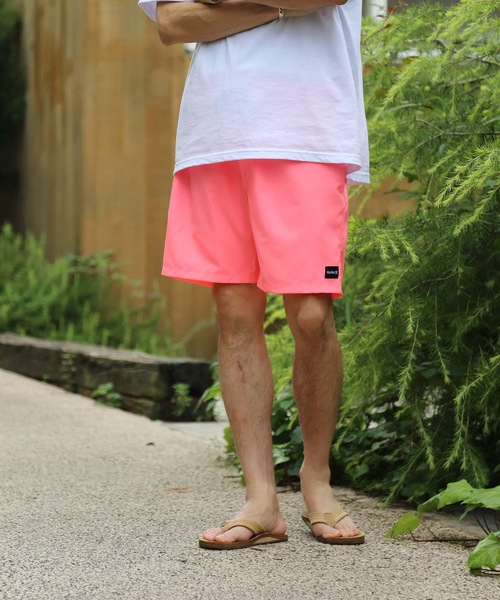 Hurley （ハーレー）の「M OAO SOLID VOLLEY 17 /ハーレー 水着 サーフトランクス ボードショーツ（水着・メンズ・ネイビー/ピンク/ブラック/オリーブ/ブルー/ライトブルー/ライトグリーン/イエロー・SMALL/LARGE/X-LARGE/MEDIUM）」の8枚目の写真