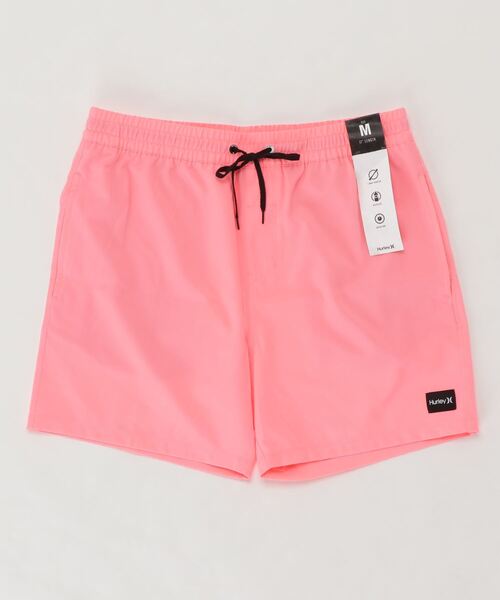 Hurley （ハーレー）の「M OAO SOLID VOLLEY 17 /ハーレー 水着 サーフトランクス ボードショーツ（水着・メンズ・ネイビー/ピンク/ブラック/オリーブ/ブルー/ライトブルー/ライトグリーン/イエロー・SMALL/LARGE/X-LARGE/MEDIUM）」の21枚目の写真