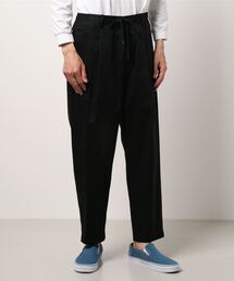 【men's】martinique gent's コットンラミースラブサテン タックイージーパンツ