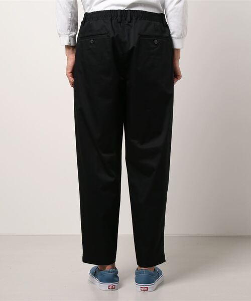 martinique(マルティニーク)の「【men's】martinique gent's コットンラミースラブサテン タックイージーパンツ(チノパンツ・メンズ・ブラック/カーキ・S/M/L)」の4枚目の写真