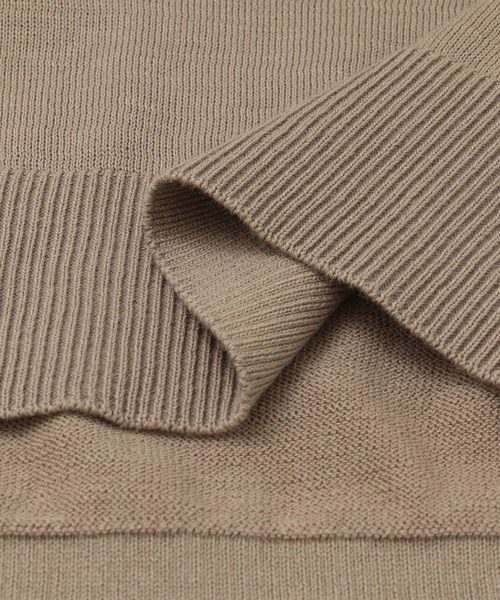 URBAN RESEARCH（アーバンリサーチ）の「37.5ハンドウォッシャブルニットポロシャツ（ポロシャツ・メンズ・ブラック/ベージュ/ネイビー・MEDIUM/LARGE）」の21枚目の写真