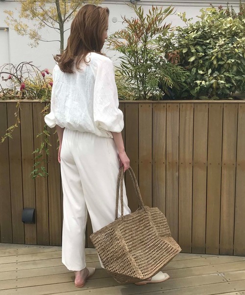 OUVRAGE CLASSE（ウヴラージュクラス）の「【MADE IN MADA /メイドインマダ】HIT BAG（トートバッグ・レディース・ナチュラル・FREE）」の5枚目の写真