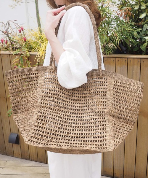 OUVRAGE CLASSE（ウヴラージュクラス）の「【MADE IN MADA /メイドインマダ】HIT BAG（トートバッグ・レディース・ナチュラル・FREE）」の6枚目の写真