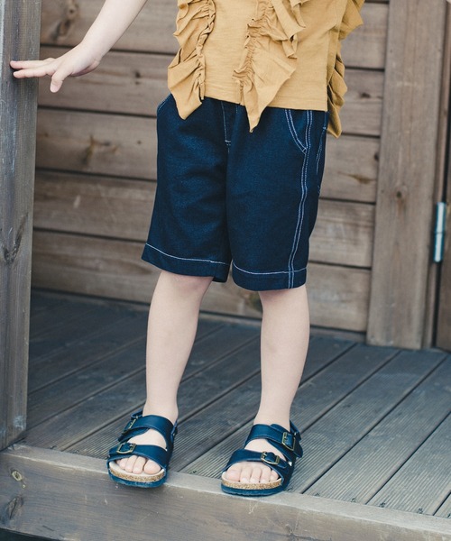 RADCHAP（ラッドチャップ）の「【真夏の7デイズ】ハーフパンツ（その他パンツ・キッズ・ブラック/マスタード/ターコイズブルー・120cm/150cm/90cm/110cm/130cm/100cm/140cm）」の2枚目の写真