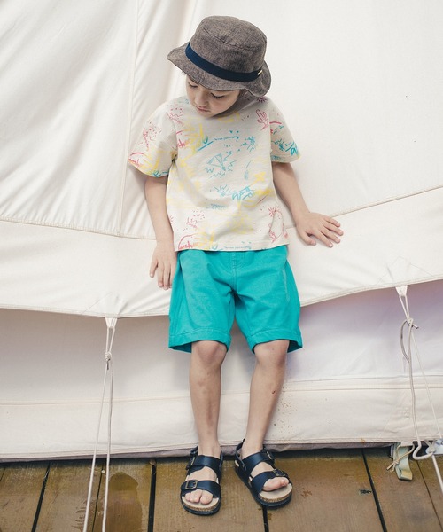 RADCHAP（ラッドチャップ）の「【真夏の7デイズ】ハーフパンツ（その他パンツ・キッズ・ブラック/マスタード/ターコイズブルー・120cm/150cm/90cm/110cm/130cm/100cm/140cm）」の22枚目の写真