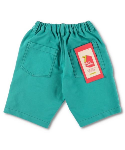 RADCHAP（ラッドチャップ）の「【真夏の7デイズ】ハーフパンツ（その他パンツ・キッズ・ブラック/マスタード/ターコイズブルー・120cm/150cm/90cm/110cm/130cm/100cm/140cm）」の9枚目の写真