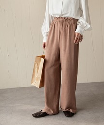 Chillfar | 縄ベルト付き麻レーヨンイージーパンツ(その他パンツ)