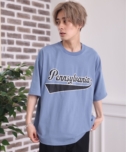 ACE SHOP(エースショップ)の「グラフィックtee(Tシャツ/カットソー・メンズ・ホワイト/サックスブルー/ブラック・FREE)」の4枚目の写真