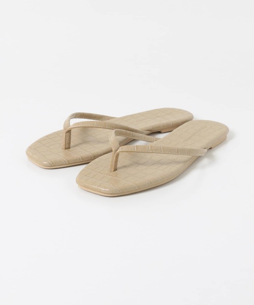 URBAN RESEARCH DOORS（アーバンリサーチドアーズ）の「トングサンダル（サンダル・レディース・ブラック/グレー系その他/ライトブルー/ベージュ系その他・37/38/36）」の3枚目の写真