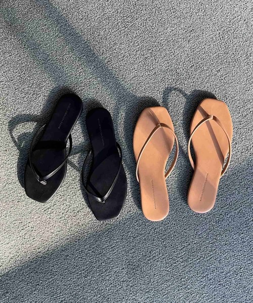 URBAN RESEARCH DOORS（アーバンリサーチドアーズ）の「トングサンダル（サンダル・レディース・ブラック/グレー系その他/ライトブルー/ベージュ系その他・37/38/36）」の7枚目の写真