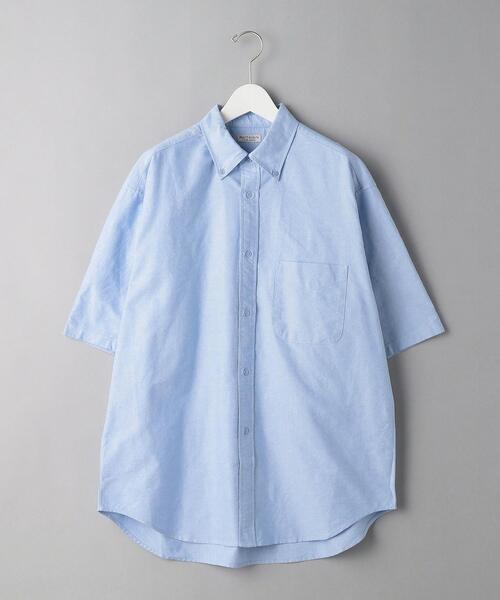 BEAUTY&YOUTH UNITED ARROWS（ビューティーアンドユースユナイテッドアローズ）の「BY ヘビー オックスフォード ボタンダウン ビッグシルエットシャツ（シャツ/ブラウス・メンズ・ホワイト/ライトブルー/イエロー・SMALL/MEDIUM/LARGE/X-LARGE/XX-LARGE）」の2枚目の写真