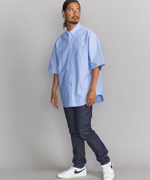 BEAUTY&YOUTH UNITED ARROWS（ビューティーアンドユースユナイテッドアローズ）の「BY ヘビー オックスフォード ボタンダウン ビッグシルエットシャツ（シャツ/ブラウス・メンズ・ホワイト/ライトブルー/イエロー・SMALL/MEDIUM/LARGE/X-LARGE/XX-LARGE）」の9枚目の写真