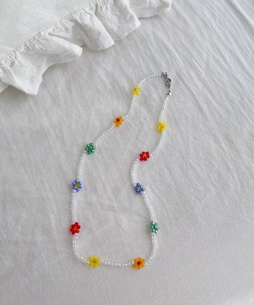 at12:03(アットイチニーゼロサン)の「2WAYフラワービーズマスクチェーンネックレス(ネックレス・レディース・その他1/その他2・FREE)」の6枚目の写真