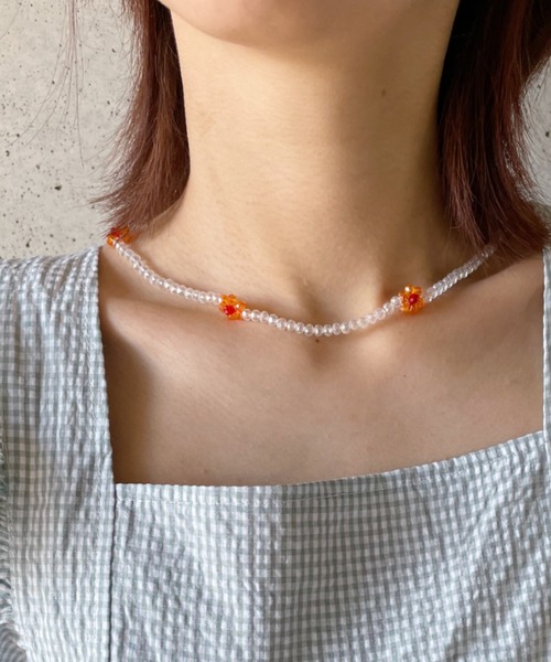 at12:03(アットイチニーゼロサン)の「2WAYフラワービーズマスクチェーンネックレス(ネックレス・レディース・その他1/その他2・FREE)」の11枚目の写真