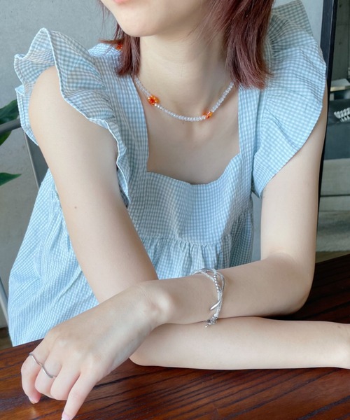 at12:03(アットイチニーゼロサン)の「2WAYフラワービーズマスクチェーンネックレス(ネックレス・レディース・その他1/その他2・FREE)」の9枚目の写真