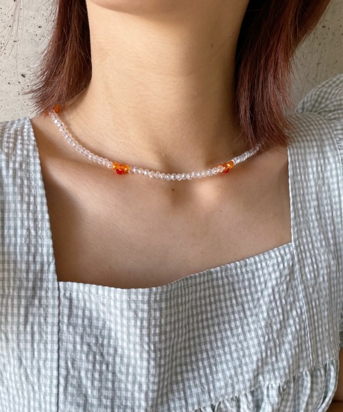 at12:03(アットイチニーゼロサン)の「2WAYフラワービーズマスクチェーンネックレス(ネックレス・レディース・その他1/その他2・FREE)」の10枚目の写真