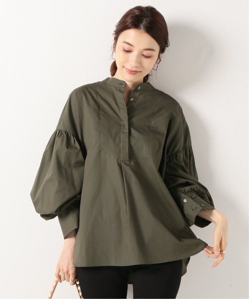 IENA（イエナ）の「【MIRKO BERTOLA/ミルコベルトラ】 ボリュームスリーブブラウス◆（シャツ/ブラウス・レディース・ホワイト/ブラック/カーキ・FREE）」の3枚目の写真