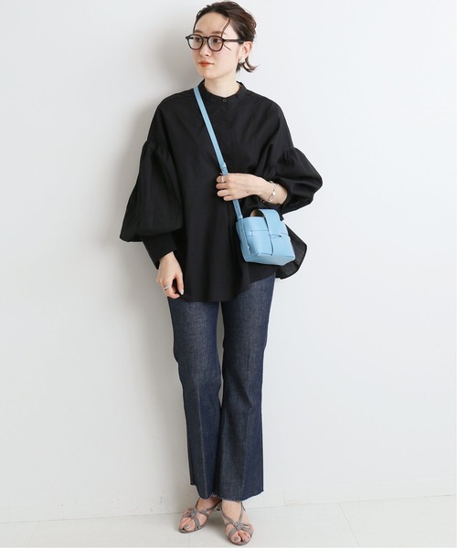 IENA（イエナ）の「【MIRKO BERTOLA/ミルコベルトラ】 ボリュームスリーブブラウス◆（シャツ/ブラウス・レディース・ホワイト/ブラック/カーキ・FREE）」の20枚目の写真