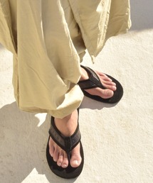 チャイハネ | 【チャイハネ】牛革MEN'Sトングサンダル(サンダル)