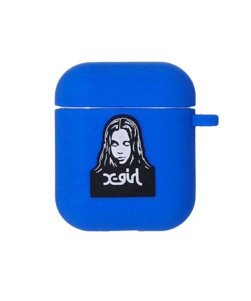 X-girl（エックスガール）の「FACE Air Pods CASE（ヘッドフォン/イヤホン・レディース・レッド/イエロー/ブルー・ONE SIZE）」の6枚目の写真