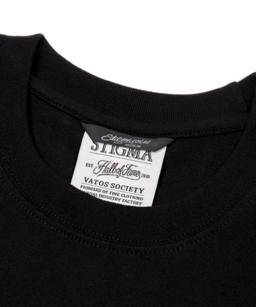 STIGMA（スティグマ）の「【STIGMA 】オールドイングリッシュ スタンダードフィットティーシャツ / OLD ENGLISH STANDARD FIT T-SHIRTS（Tシャツ/カットソー・メンズ・ブラック/アイボリー・MEDIUM/LARGE/X-LARGE）」の11枚目の写真